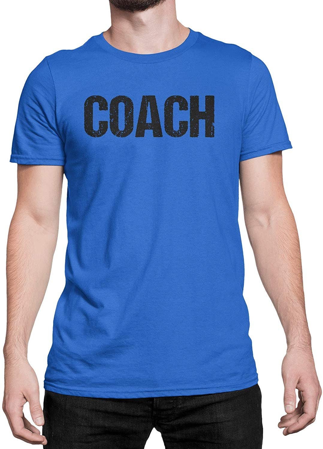 Coach TShirt Adult Mens Tee Shirt Front Screen Printed Etsy
