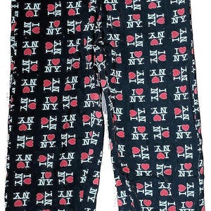 I Love NY Lounge Pants Pajama Bottoms New York Sleepwear imagen 6