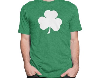Shamrock T-Shirt St Patrick's Day Irish Pride Distressed Vintage Tee Ireland