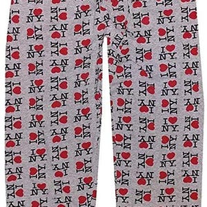 I Love NY Lounge Pants Pajama Bottoms New York Sleepwear imagen 5