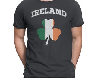 Mens' Irish Flag Shamrock Ireland Tee (XS-6XL)