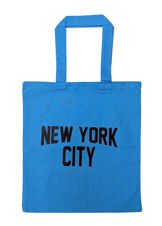 NYC Tote Bag New York City 100% Cotton Canvas Screenprinted | Etsy