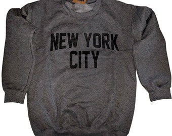 New York City Sweatshirt Dark Heather Charcoal NYC Lennon Shirt