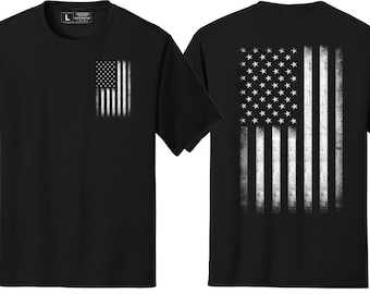 USA Flag T-Shirt American Patriot 4th Of July Independence Day Memorial Day