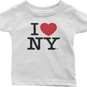 I Love NY Baby Tee Infant T-Shirt Officially Licensed T-Shirt New York City