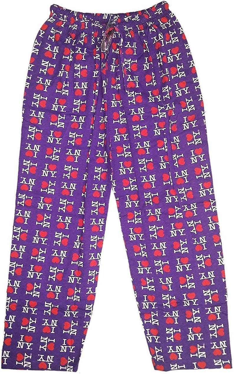 I Love NY Lounge Pants Pajama Bottoms New York Sleepwear imagen 2