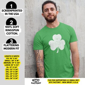 Camiseta Shamrock para o Dia de São Patrício, Orgulho Irlandês, Estilo Vintage Desgastado, Irlanda imagem 10