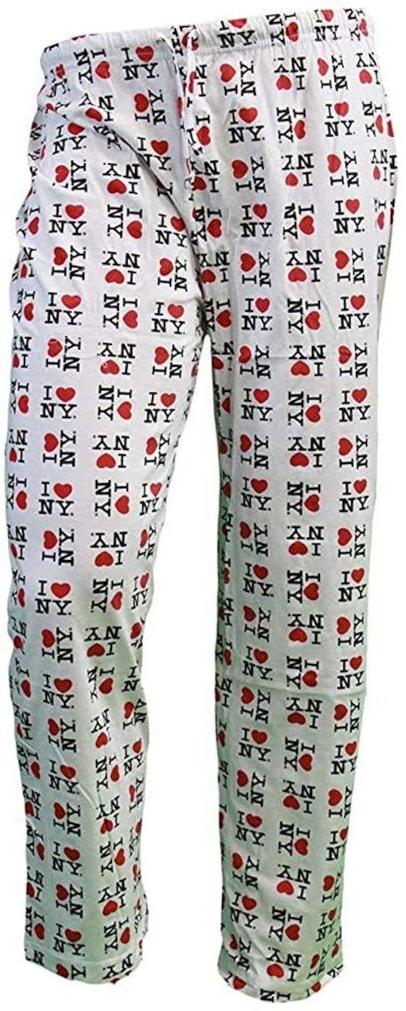 I Love NY Lounge Pants Pajama Bottoms New York Sleepwear Etsy UK