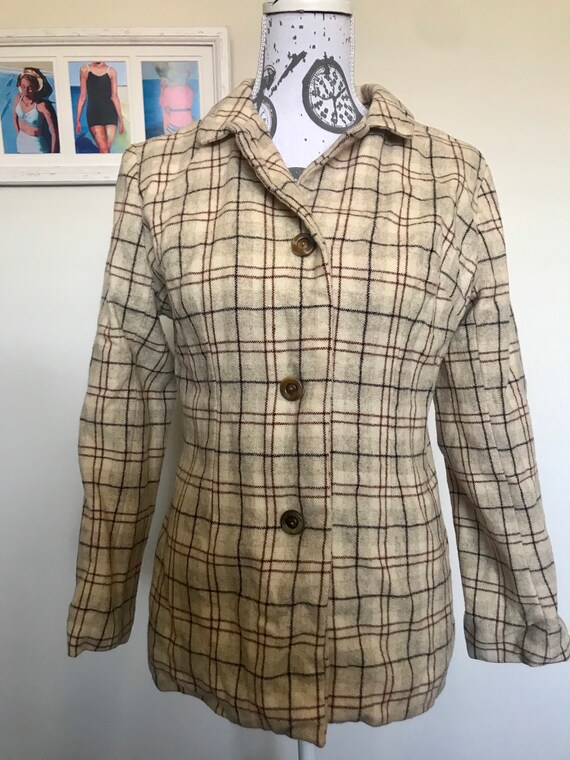 Rare Mary Quant 1960s wool jacket mod