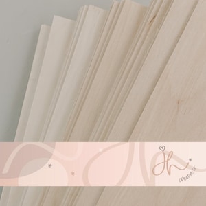 1/8&quot; (3mm) 11.50&quot;x19.75&quot; Baltic Birch | Highest Grade Wood for Glowforge | Crafts, School Projects, Painting, Engrave, Lasers Glowforge