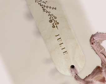 Personalized Bookmark, Customized Bookmark, Tassel Bookmark, Calligraphy Bookmark, Bookmark Custom, Bookclub Bookmarks, Gift for Reader