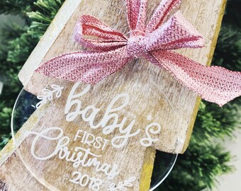 First Christmas BABY Ornament Baby Ornament New Baby Ornament