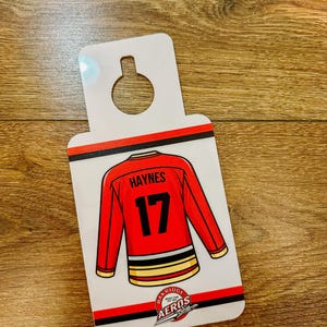 Hockey hotel Room Door hanger | personalised hockey door hanger | Travel Team Sign | hotel room sign