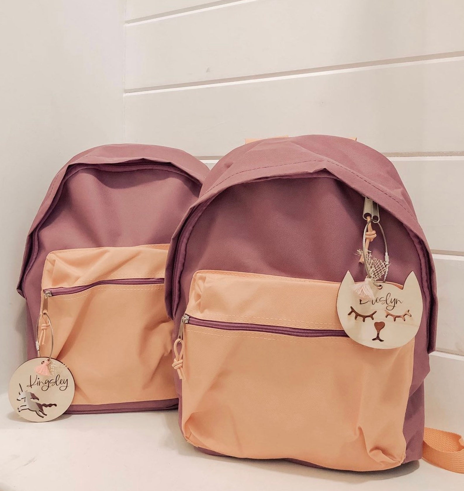 Personalized Kids Bag Tag School Bag Name Tag Book Bag Etsy Canada