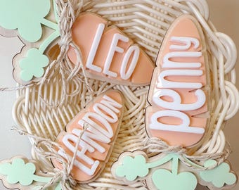 Easter Basket Tag Carrot Tag Basket Tag Personalized Easter Basket Tag Kids Easter Easter Tag Easter Decor Bunny Tag Easter Gifts Carrot Tag