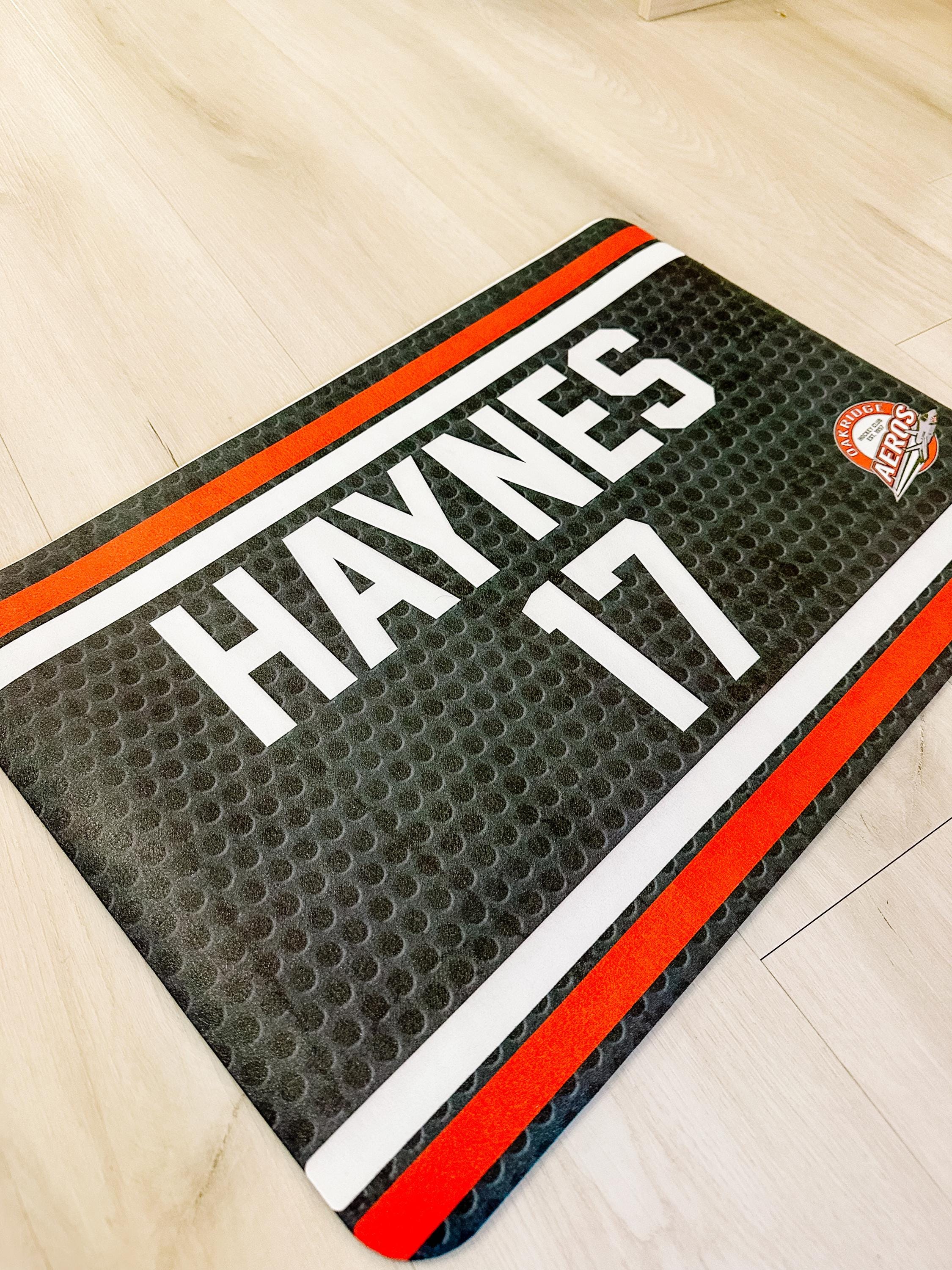 hockey skate mat for dressing room QualQuip Locker Room Mat / Skate Mat Officials Equipment