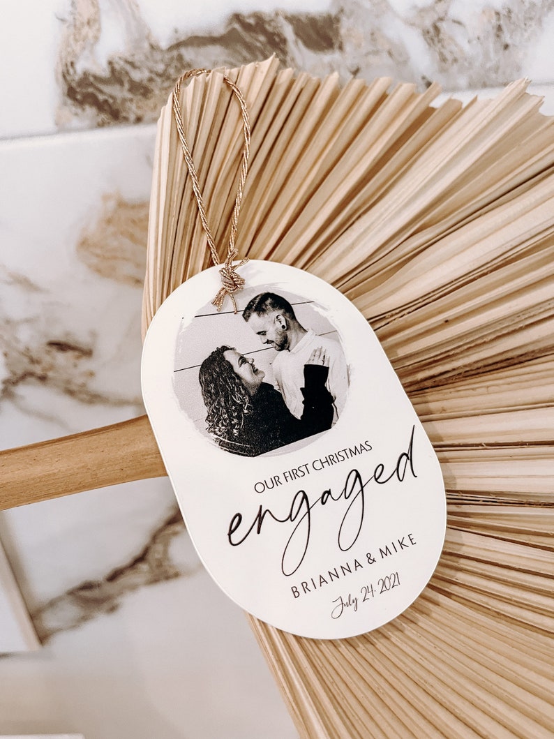 Ornament engaged couple image 1