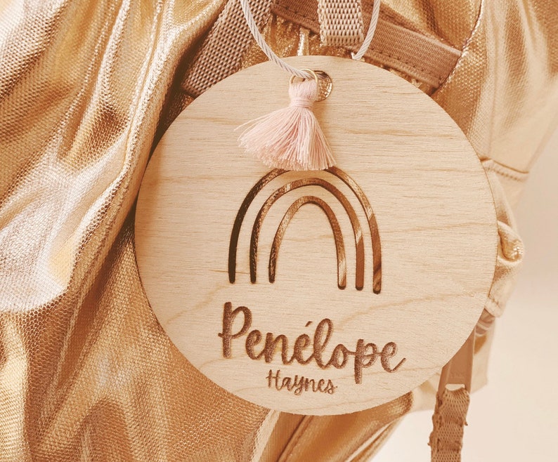 Personalized Kids Bag Tag School Bag Name Tag Book Bag Etsy Canada