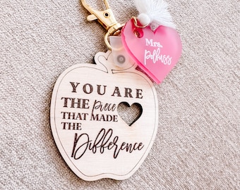 Teacher keychain gift