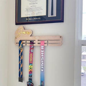 Personalized Medal Holder, Medal Hanger, Medal display, Gymnastics medals, drama medals, sports medals