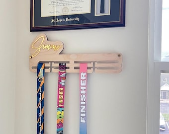 Personalized Medal Holder, Medal Hanger, Medal display, Gymnastics medals, drama medals, sports medals