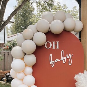 OH BABY Wooden sign | Baby shower decor