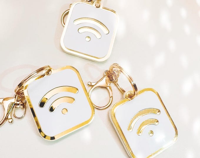 NFC Chip Technology Keychain, Custom Logo Keychain, Instagram , Name ...