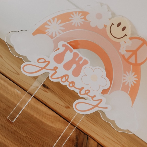 Perspex Cake Topper - Etsy