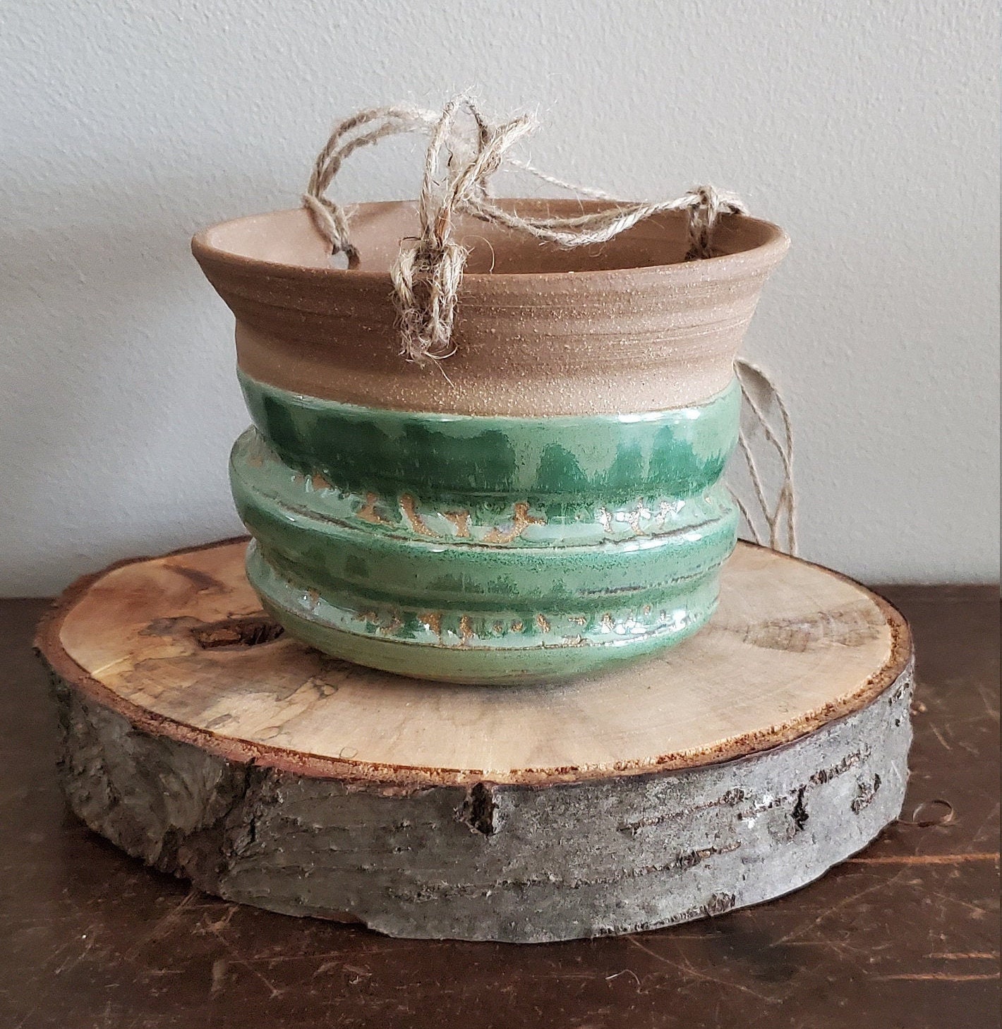 Twisted Sea Foam Planter Etsy