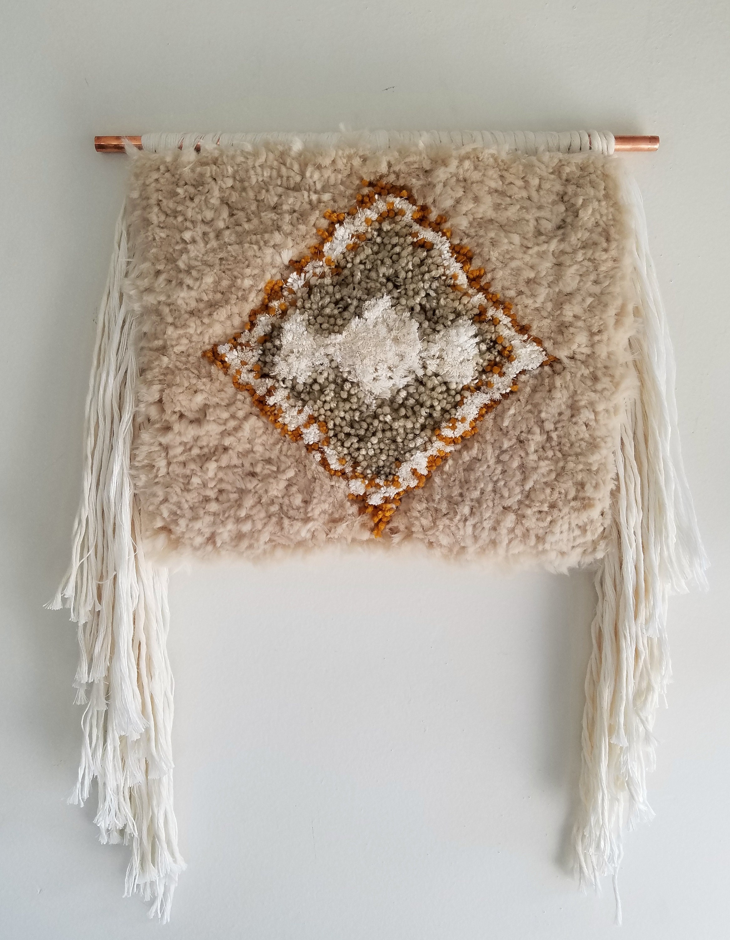 Diamond Latch Hook Wall Hanging
