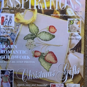 Inspirations Magazine Issue 28. As new! All patterns and templates are complete. Lots of beautiful items to make.