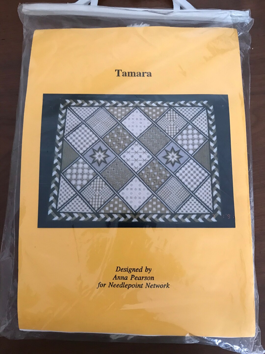 Vintage Needlepoint Kit Designed by Anna Pearson for Etsy