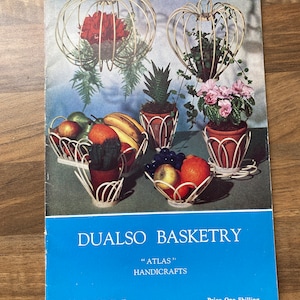 Vintage basketry craft leaflet. (Atlas). Very good condition.