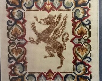 Golden Dragon Cross Stitch Kit, The Craft Collection (13x15 cms)