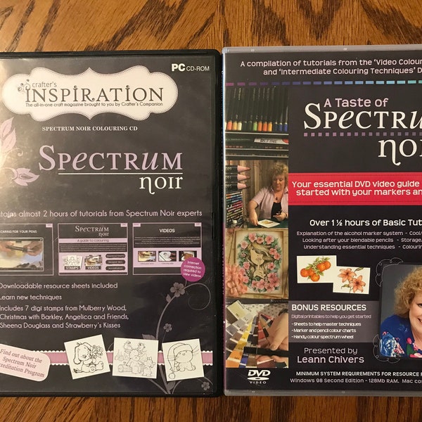 Mixed crafting cds. Spectrum noir, Crafters inspiration, Sweet treats. Never used.