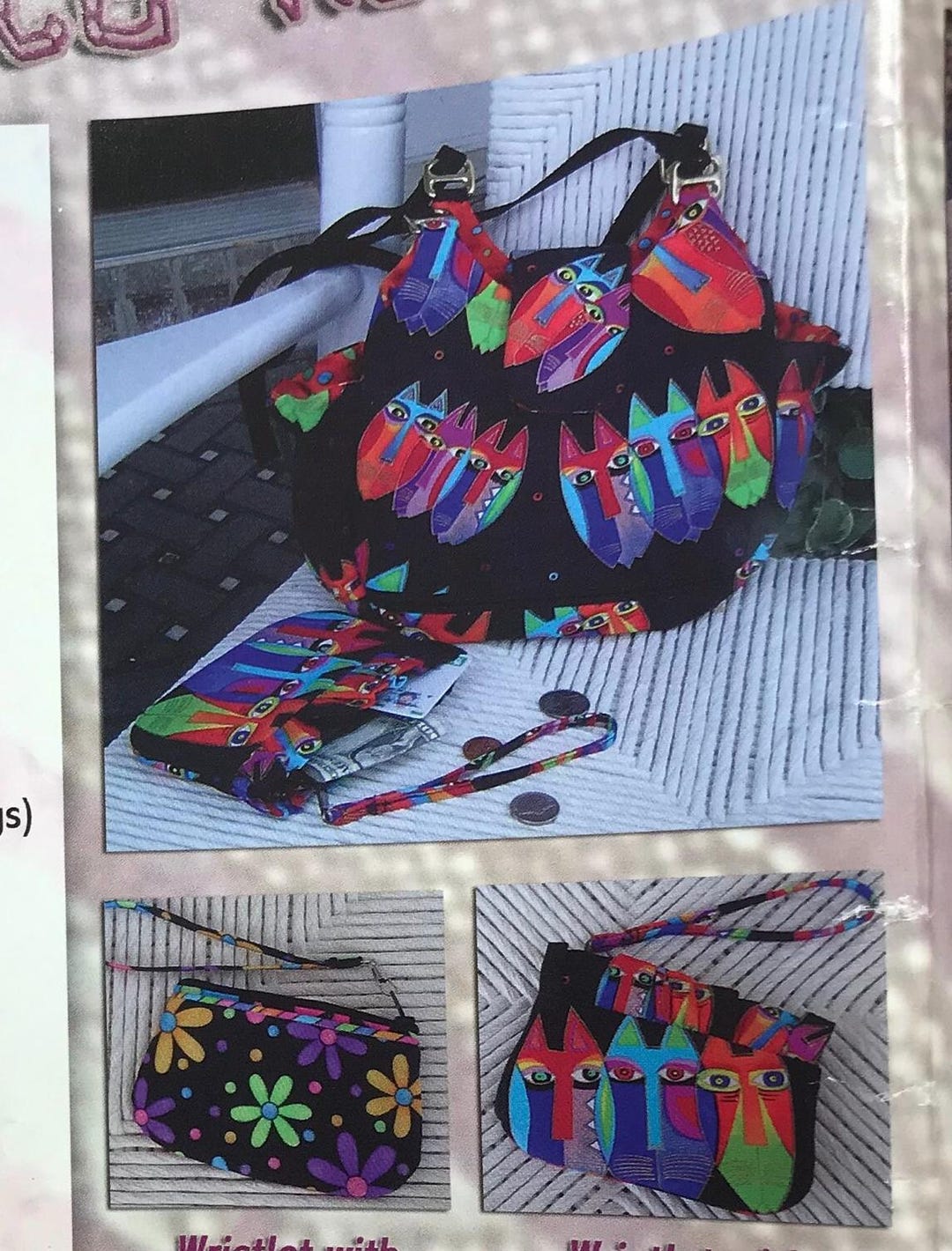 Sewing Pattern for a Matching Bag and Purse. A Studio Kate Design ...