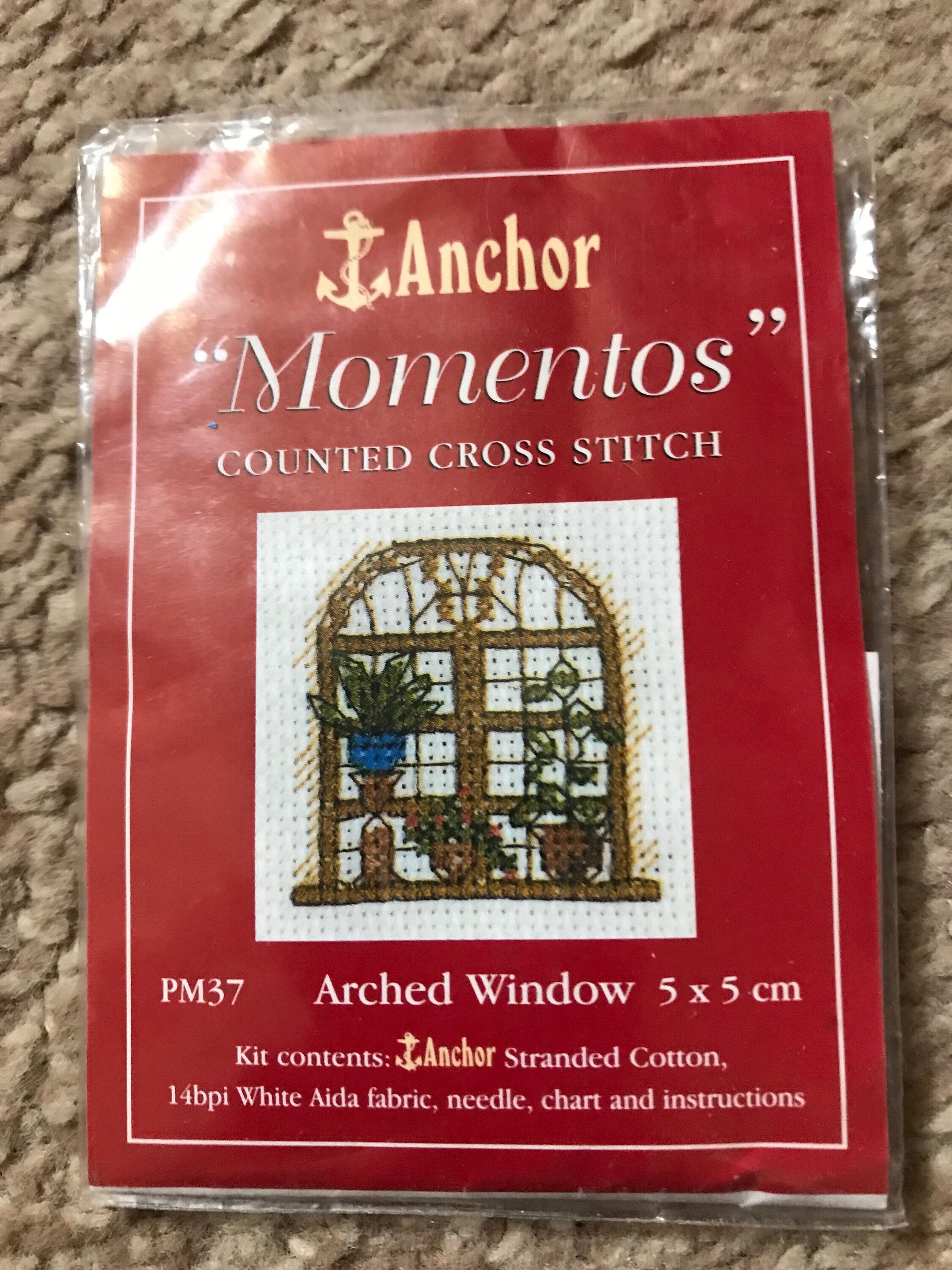 Anchor PCE958 Kreuzstich-Set „Woodland Sampler“ – 100 % Baumwolle, 31x31 Cm – Mit Stoff, Garn & Anleitung