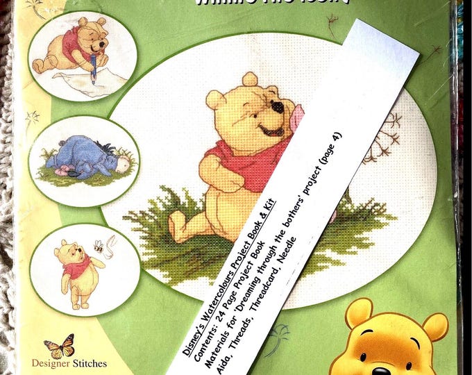 Winnie the Pooh Cross Stitch Charts in a Booklet. Plus Materials to ...
