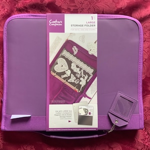 Large Storage case by Crafters companion for dies and stamps. For use with Crafters companion large magnetic die or stamp sheets. New!