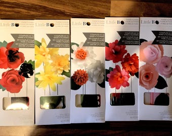 Paper Flower Making Kits, 5 to choose from.