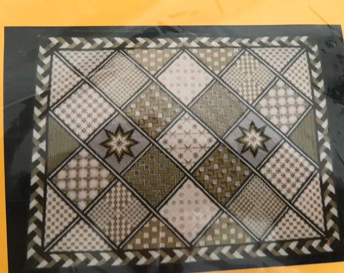 Vintage Needlepoint Kit Designed by Anna Pearson for Etsy