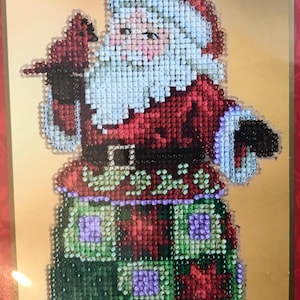 Mill Hill Jim Shore Christmas Santa Cross Stitch Beading Kit