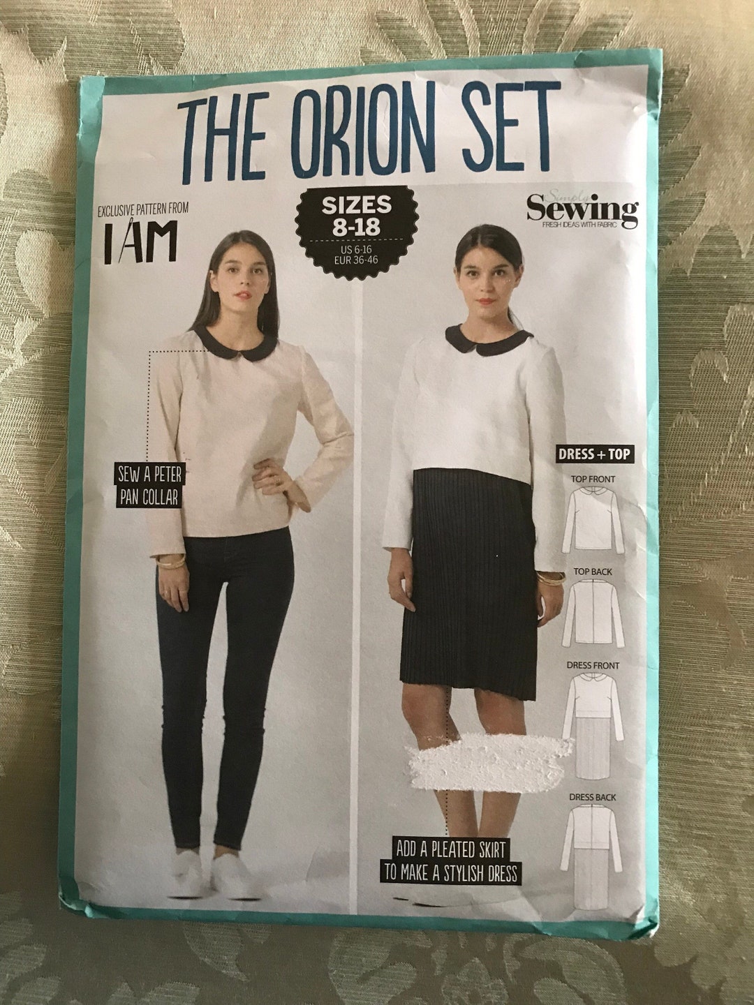 Sewing Pattern for a Timeless Top and Dress Design. the Orion Set From ...
