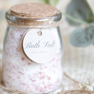 Eucalyptus Sinus Relief Bath Salts: Epsom & Himalayan Salt Blend