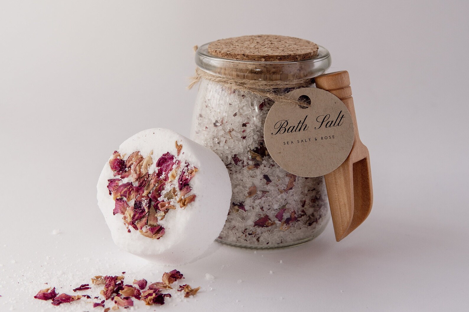 Bath Soak Set, Bath Salts Bath Bomb Gift Set, Christmas Stocking