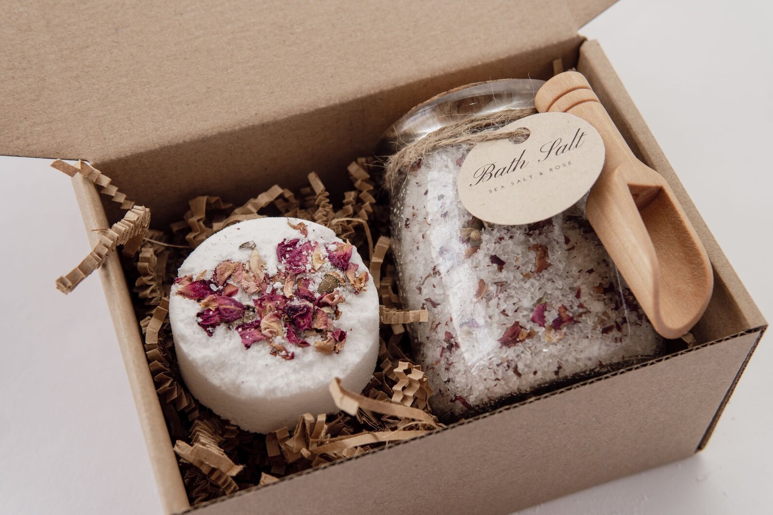 Bath Soak Set, Bath Salts Bath Bomb Gift Set, Christmas Stocking