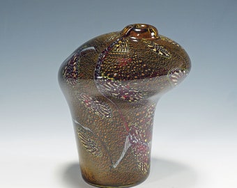 Vase artistique en verre « Yokohama » par Aldo Nason Murano, années 60