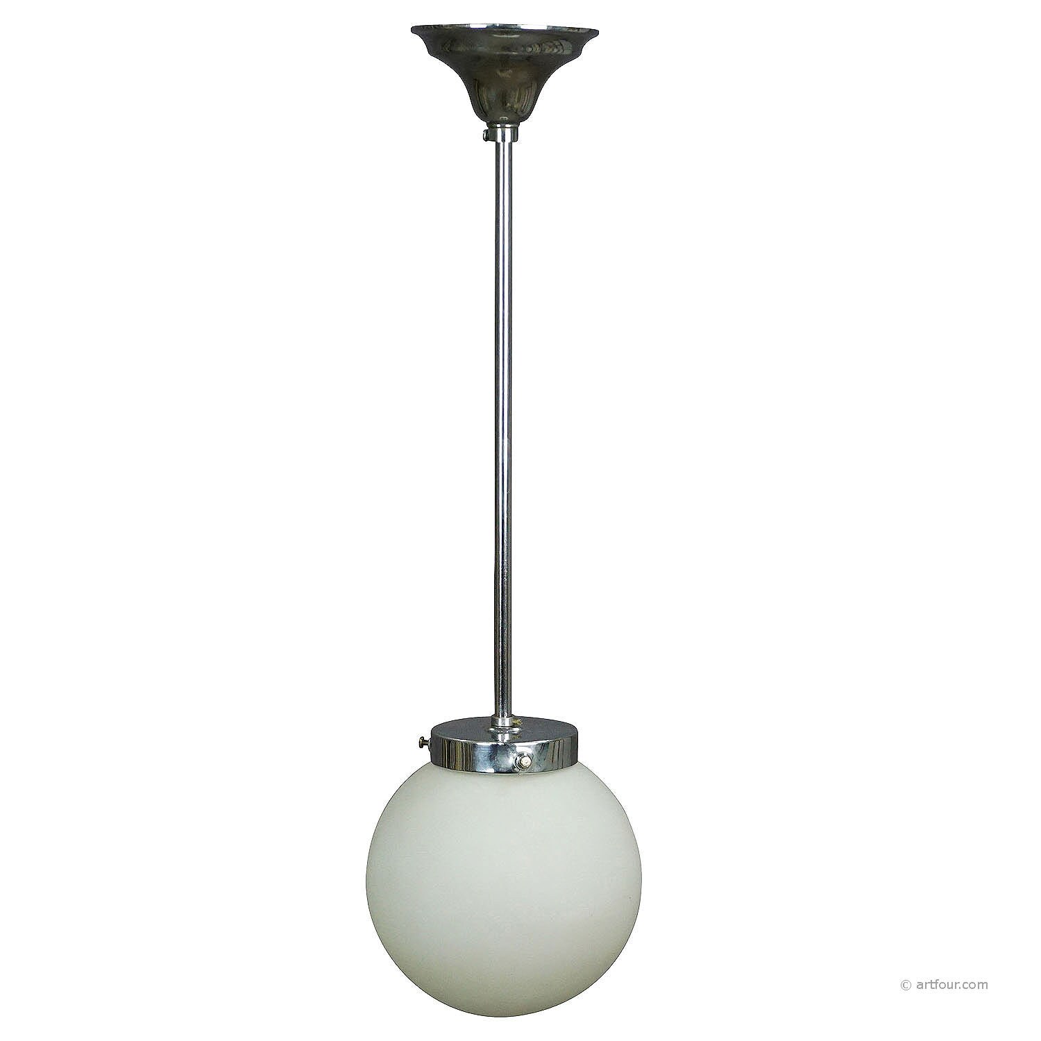 Functionalistic Bauhaus Style Pendant Light With Opaline Glass - Etsy