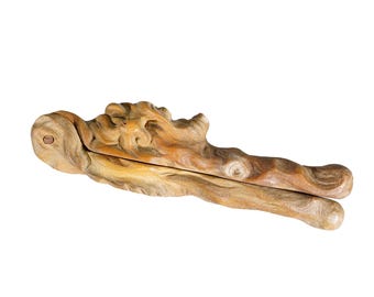 Lot De 2 Casse-noix Anciens En Bois - XXe Siècle - Déco Vintage