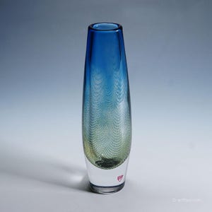 Vintage Kraka Vase by Sven Palmquist for Orrefors, Sweden